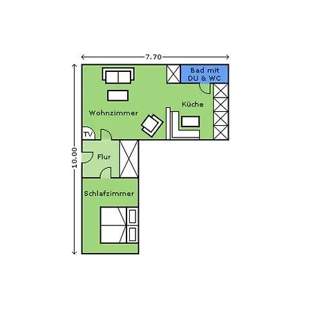 מלון Garni Dekorahaus *